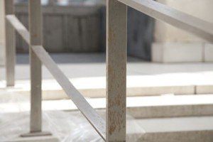 Povrch před aplikací přípravku InoxiClean Restore