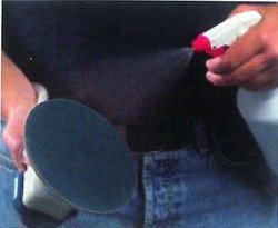 Použití brusného disku za mokra